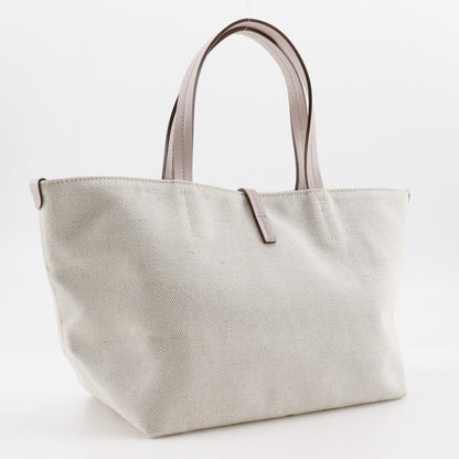 Salvatore Ferragamo Handbag Au-21 B851 Canvas Beige / Pink Vala Women