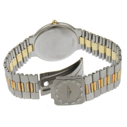 Longines Watches Quartz Stainless Steel , Plated Gold Gray Cal.L161.2 Conquest Gray Dial Mens