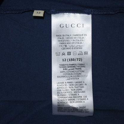 Gucci Short Sleeve T-Shirt Cotton Blue Logo Corn Kids 12