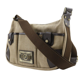 Hunting World Shoulder Bag Canvas Beige Women