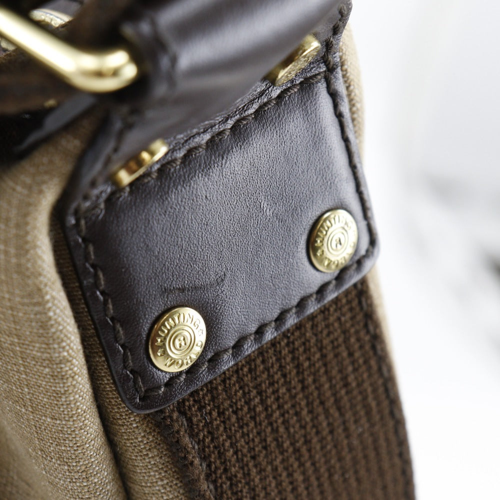Hunting World Shoulder Bag Canvas Beige Women