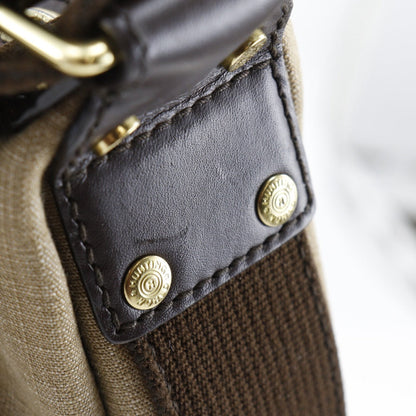 Hunting World Shoulder Bag Canvas Beige Women