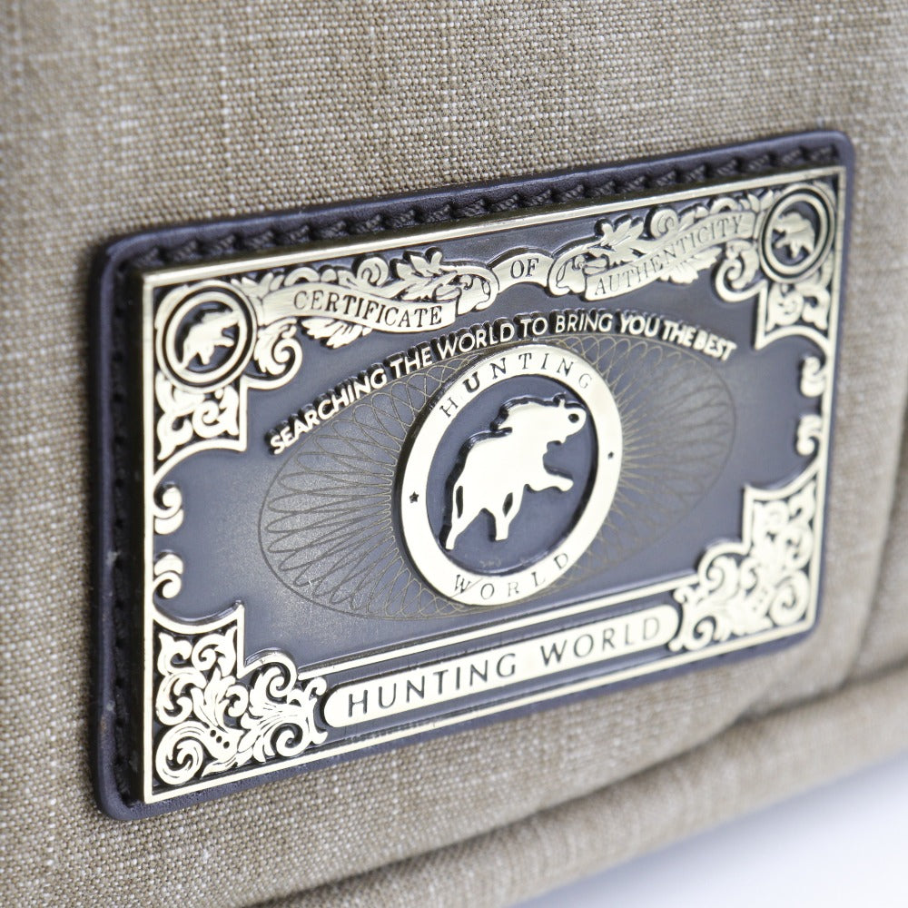 Hunting World Shoulder Bag Canvas Beige Women
