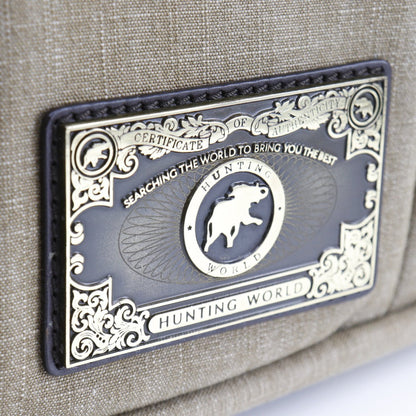 Hunting World Shoulder Bag Canvas Beige Women