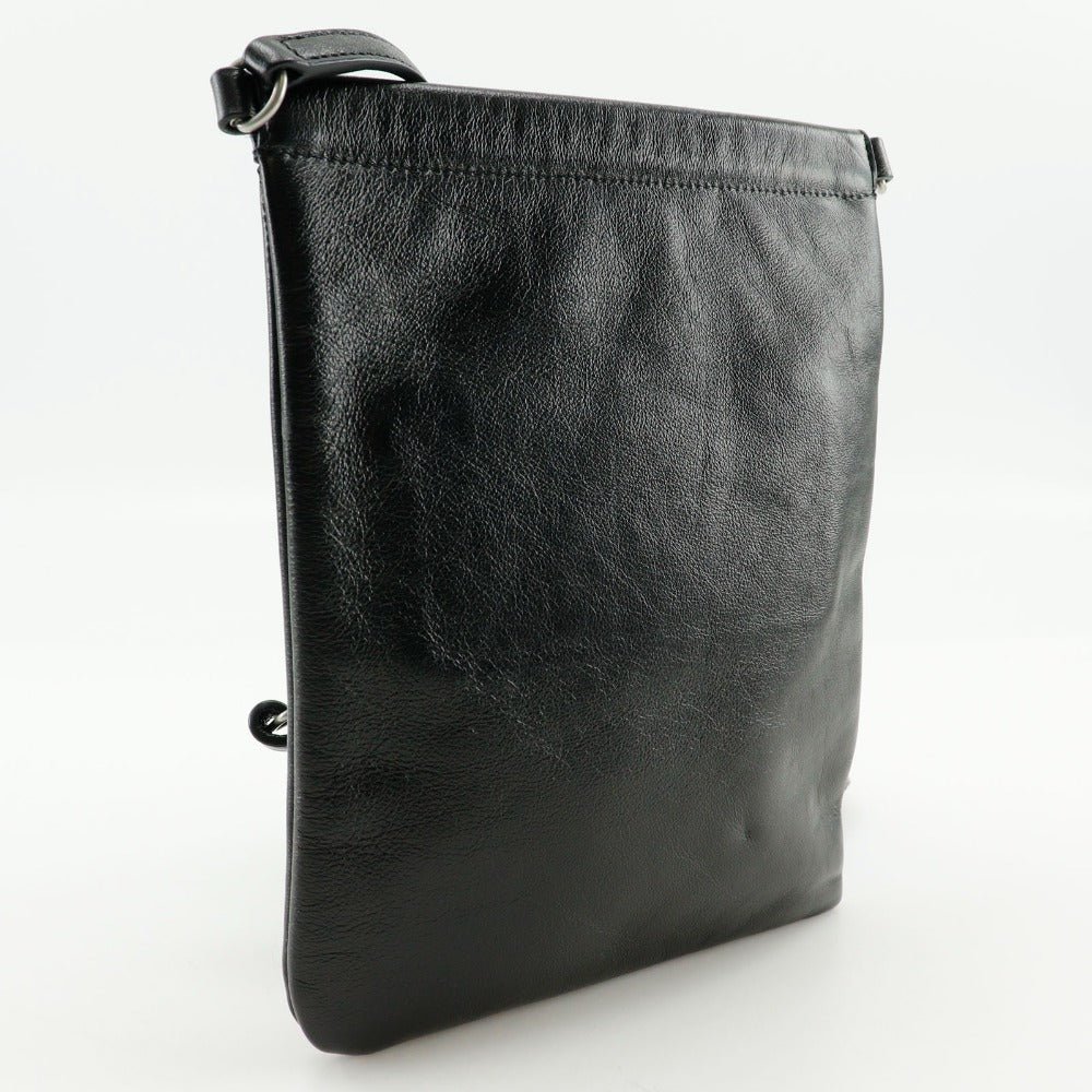 Saint Laurent Paris Shoulder Bag 581697 1Ge0E 1000 Nero Leather Black Sacosh Unisex(Unisex)