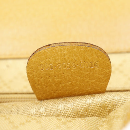 Gucci Backpack 003.2058.0016 Calfskin Yellow Bamboo Backpack Women