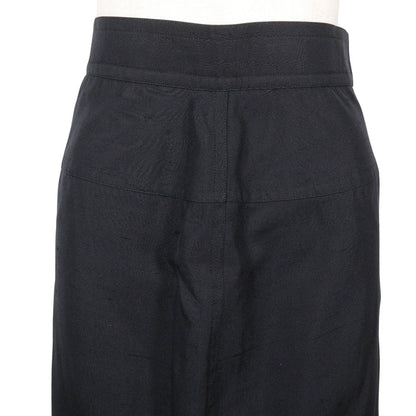 Chanel Skirt Cotton Black Women 36