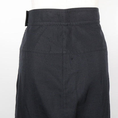 Chanel Skirt Cotton Black Women 36