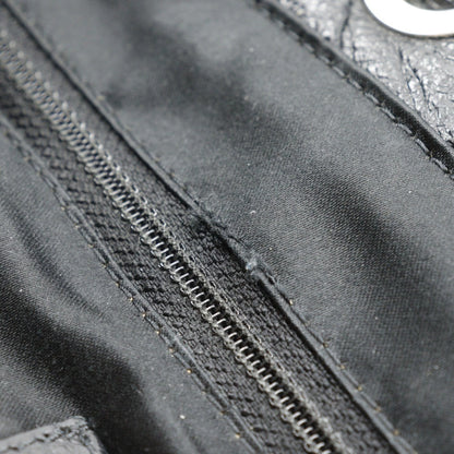 Chanel Tote Bag A48019 Leather Black Coco Mark On The Load Women