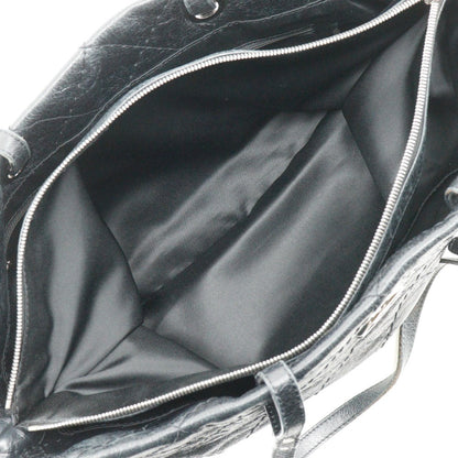 Chanel Tote Bag A48019 Leather Black Coco Mark On The Load Women