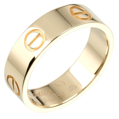 Cartier Ring K18 Yellow Gold Gold Love Women 53