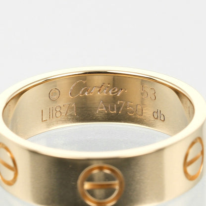 Cartier Ring K18 Yellow Gold Gold Love Women 53