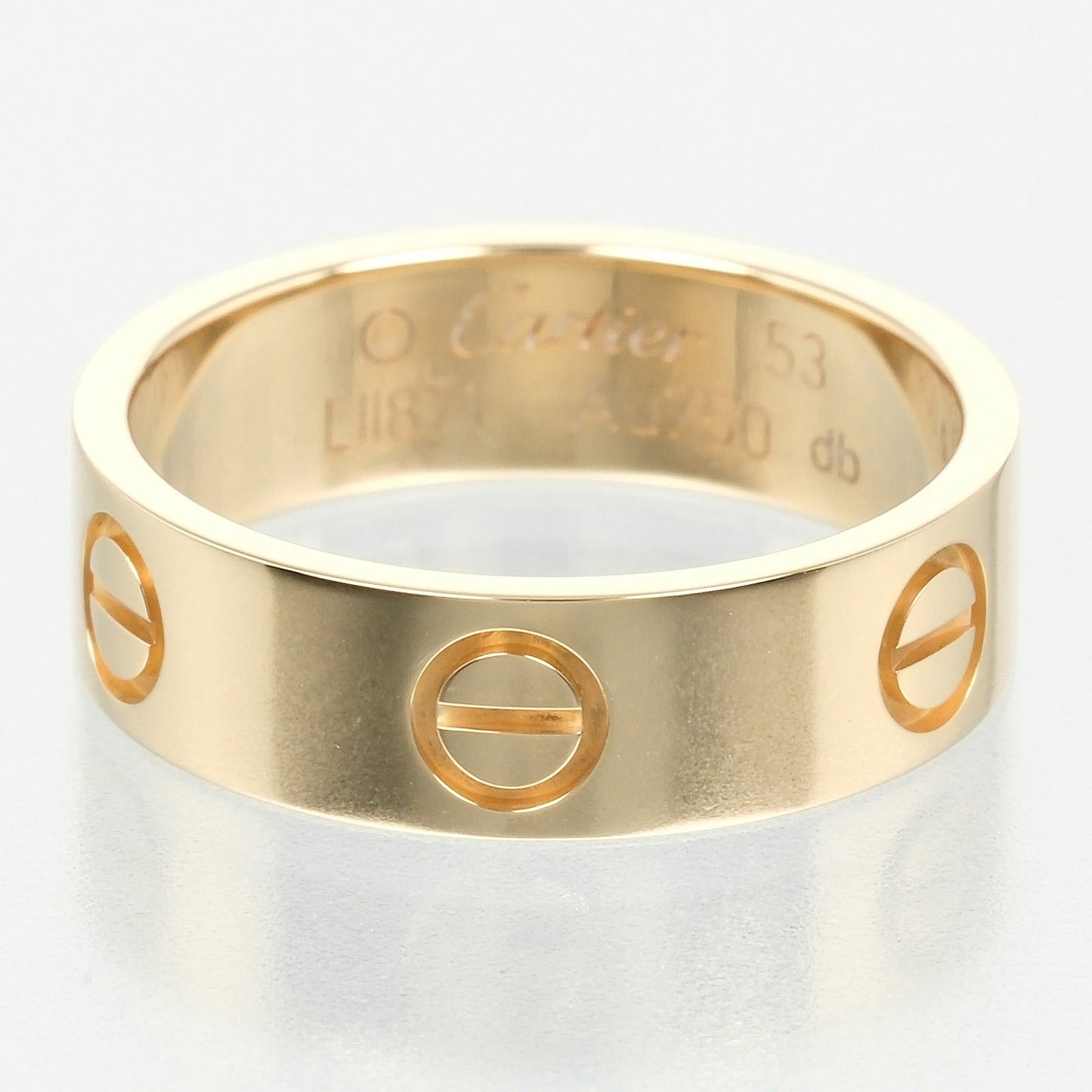 Cartier Ring K18 Yellow Gold Gold Love Women 53