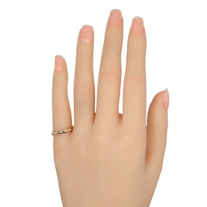 Tiffany&Co. Ring K18 Pink Gold, Diamond Gold Notes Lucida Women