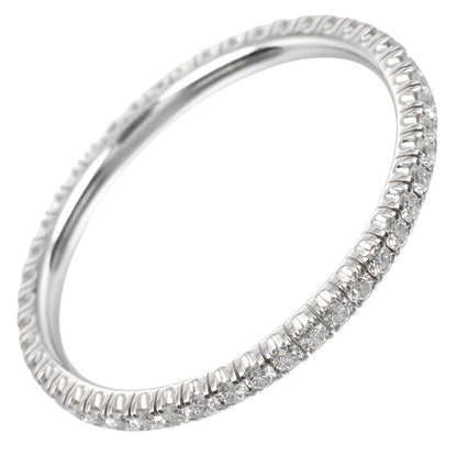 Cartier Ring K18 White Gold, Diamond Gold Etancel Full Eternity Women 48