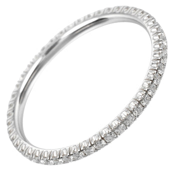 Cartier Ring K18 White Gold, Diamond Gold Etancel Full Eternity Women 48