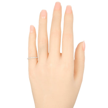 Cartier Ring K18 White Gold, Diamond Gold Etancel Full Eternity Women 48