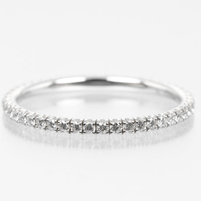 Cartier Ring K18 White Gold, Diamond Gold Etancel Full Eternity Women 48