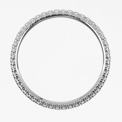 Cartier Ring K18 White Gold, Diamond Gold Etancel Full Eternity Women 48