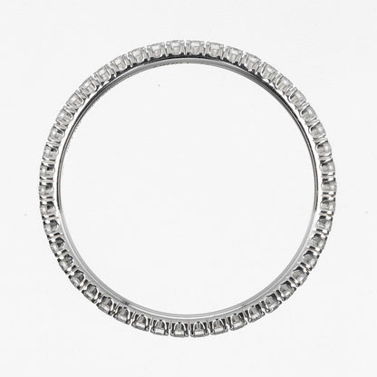 Cartier Ring K18 White Gold, Diamond Gold Etancel Full Eternity Women 48