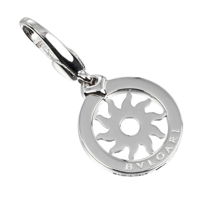 Bvlgari Pendant Top K18 White Gold Gold Tond Snow Women