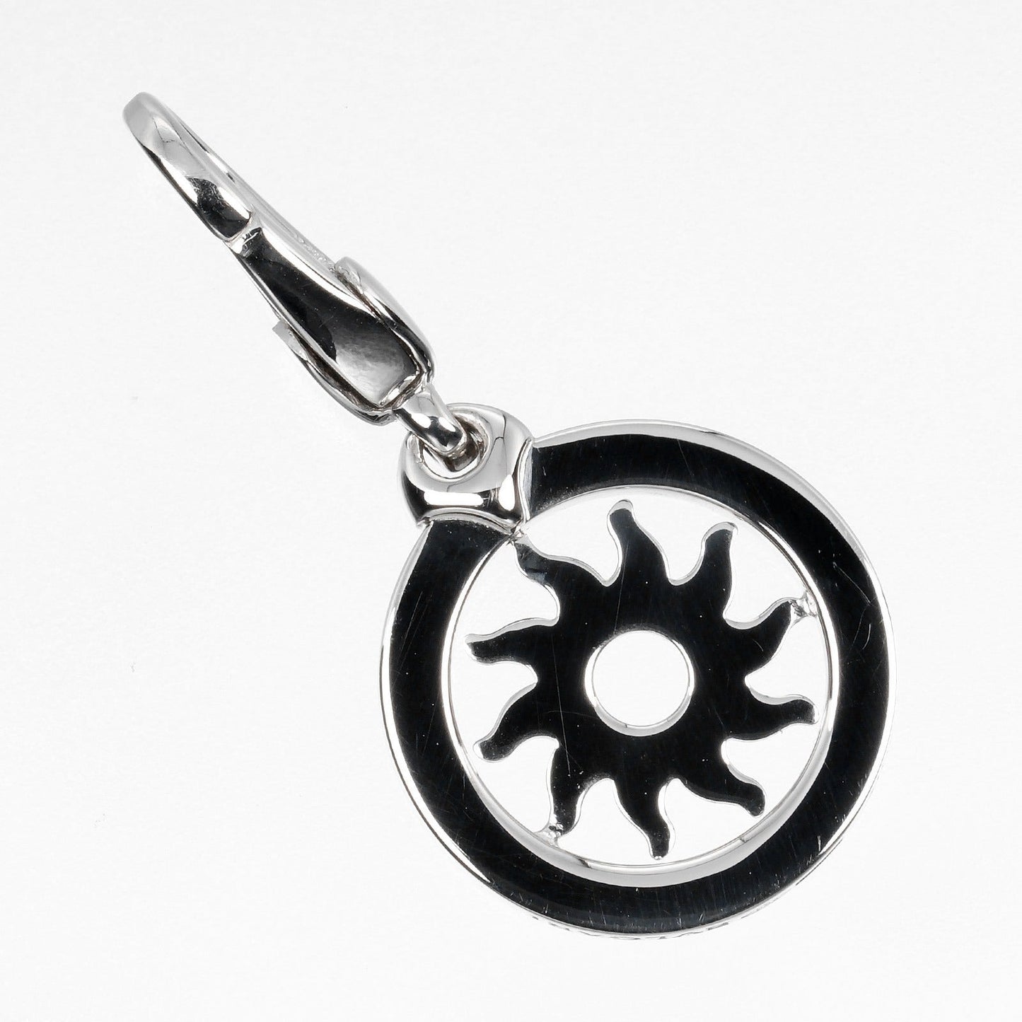 Bvlgari Pendant Top K18 White Gold Gold Tond Snow Women