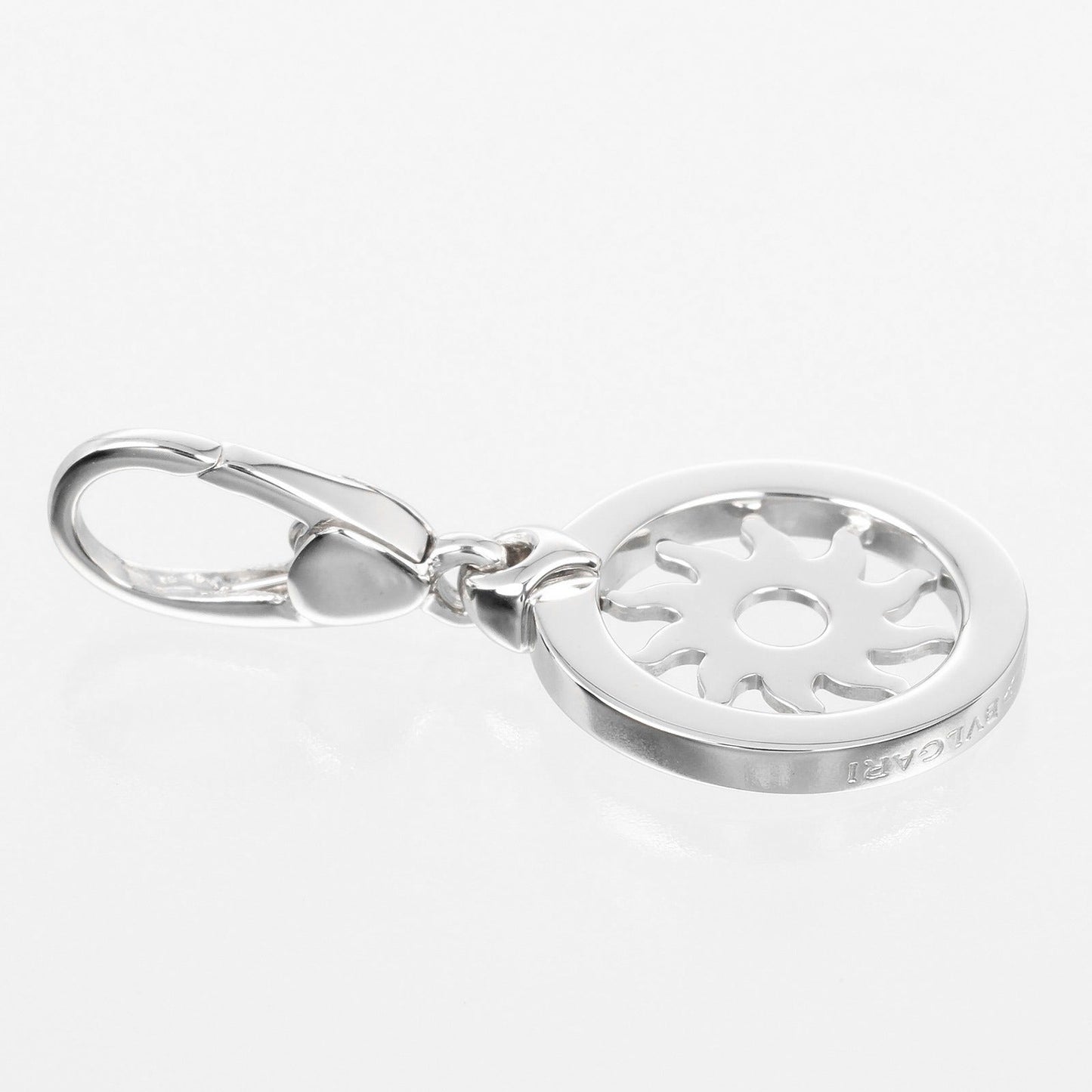 Bvlgari Pendant Top K18 White Gold Gold Tond Snow Women