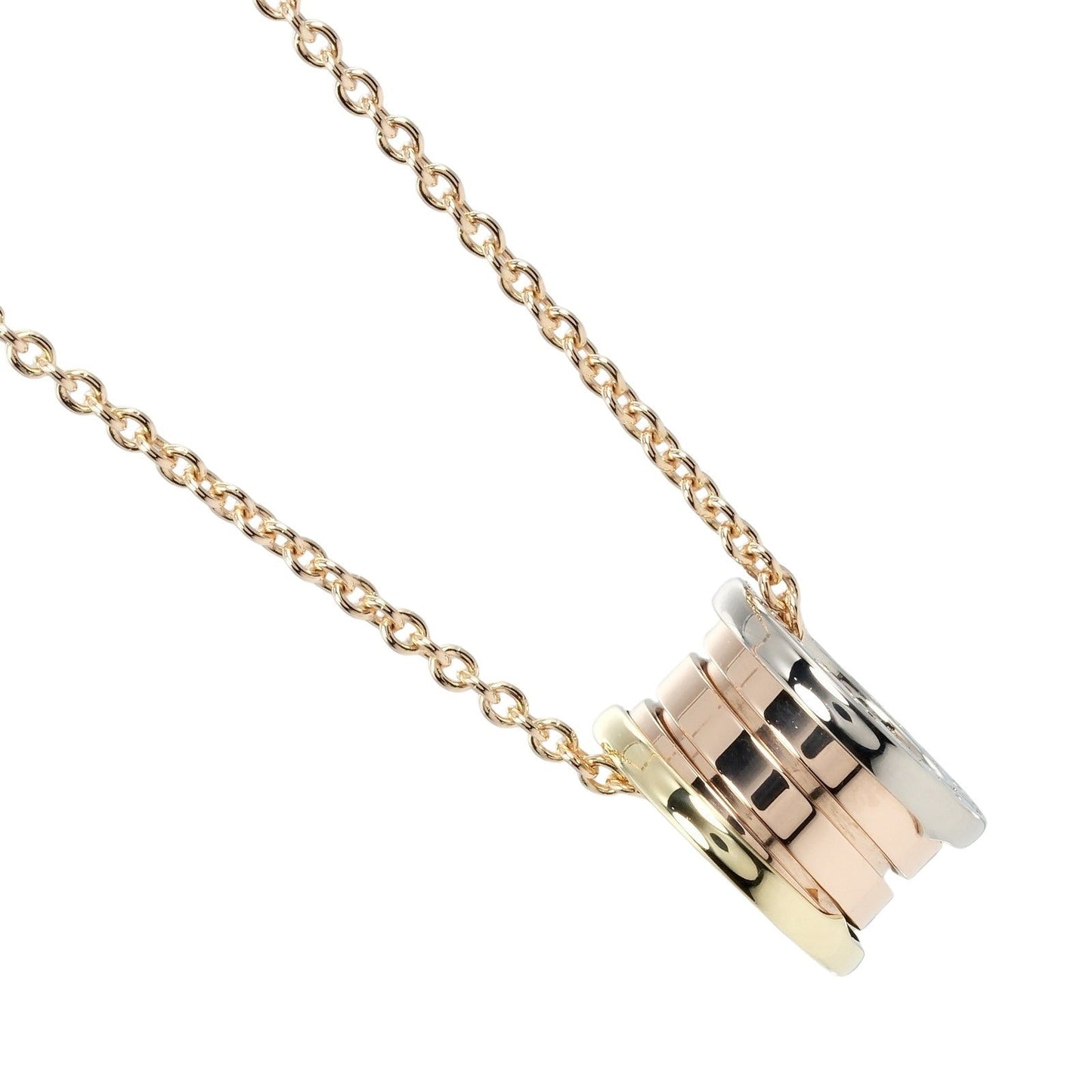 Bvlgari Necklace K18 Gold (Ygxpgxwg), Three-Color Gold B.Zero1 Perfect Mistake Women