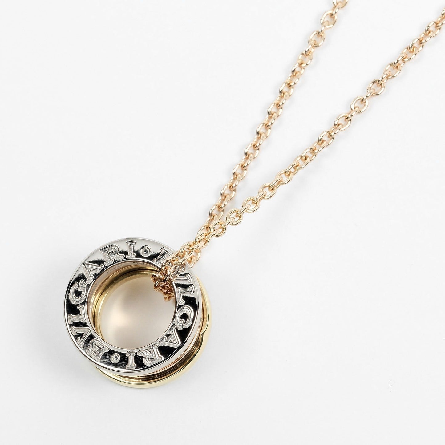 Bvlgari Necklace K18 Gold (Ygxpgxwg), Three-Color Gold B.Zero1 Perfect Mistake Women