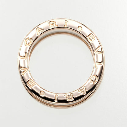 Bvlgari Ring K18 Pink Gold, Ceramic Gold Fine Jewelry Be Zero One Women Secondhand
