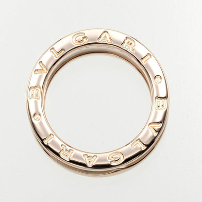 Bvlgari Ring K18 Pink Gold, Ceramic Gold Fine Jewelry Be Zero One Women Secondhand