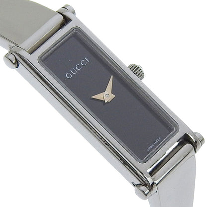 Gucci Watches Quartz 1500L Stainless Steel Black Black Dial Women