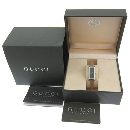 Gucci Watches Quartz 1500L Stainless Steel Black Black Dial Women