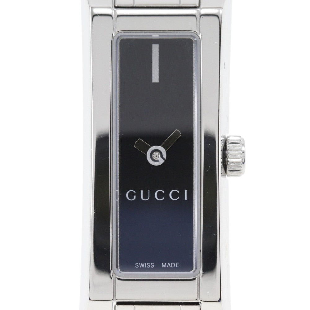 Gucci Watches Quartz 110 Stainless Steel Black Black Dial Women