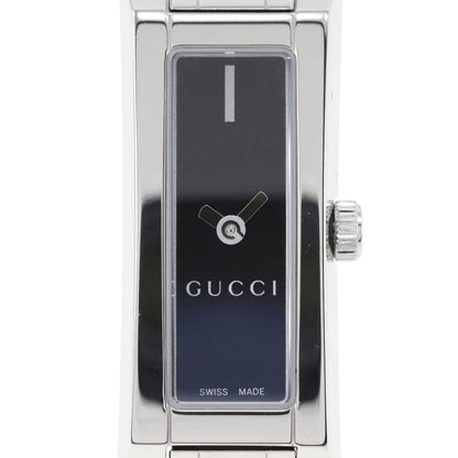 Gucci Watches Quartz 110 Stainless Steel Black Black Dial Women