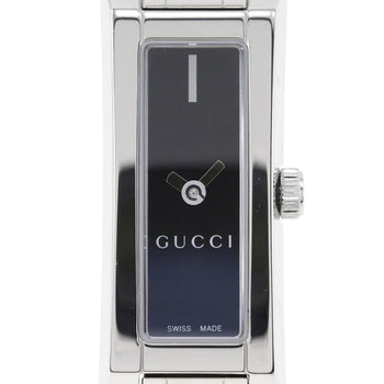 Gucci Watches Quartz 110 Stainless Steel Black Black Dial Women