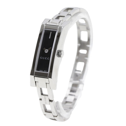 Gucci Watches Quartz 110 Stainless Steel Black Black Dial Women