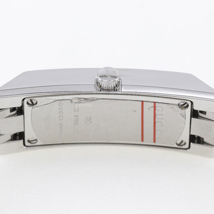 Gucci Watches Quartz 110 Stainless Steel Black Black Dial Women