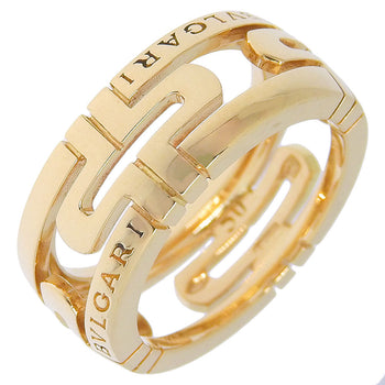 Bvlgari Ring K18 Yellow Gold Gold Parentesi Open Work Women 50