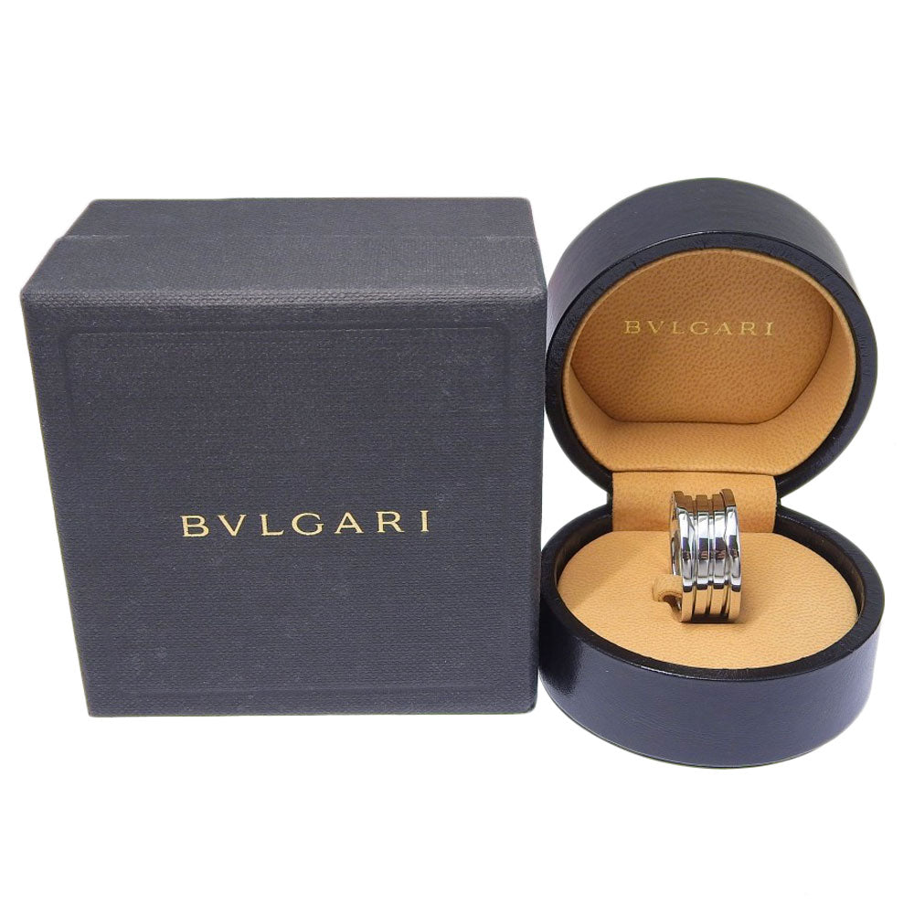 Bvlgari Ring K18 White Gold Silver Be Zero One B-Zero1 62