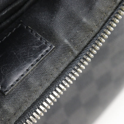 Louis Vuitton Shoulder Bag N41211 Damier Grafitto Canvas Black Mick Pm Mens