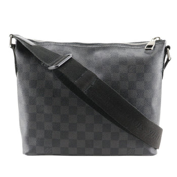 Louis Vuitton Shoulder Bag N41211 Damier Grafitto Canvas Black Mick Pm Mens