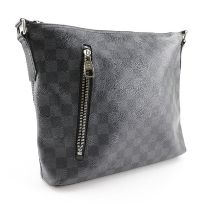 Louis Vuitton Shoulder Bag N41211 Damier Grafitto Canvas Black Mick Pm Mens