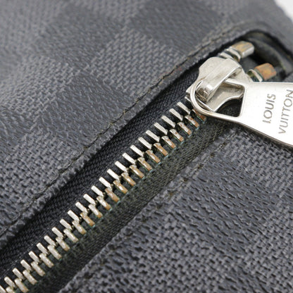 Louis Vuitton Shoulder Bag N41211 Damier Grafitto Canvas Black Mick Pm Mens