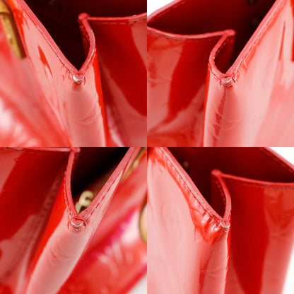 Louis Vuitton Handbag M91088 Monogram Vernis Red Lead Pm Women