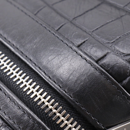 Saint Laurent Backpack Embossed Leather Black Backpack City Saint Laurent Mens