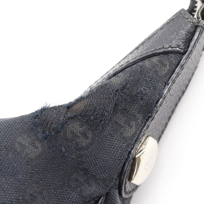 Gucci Shoulder Bag 153010 Gg Canvas Black One Belt Women