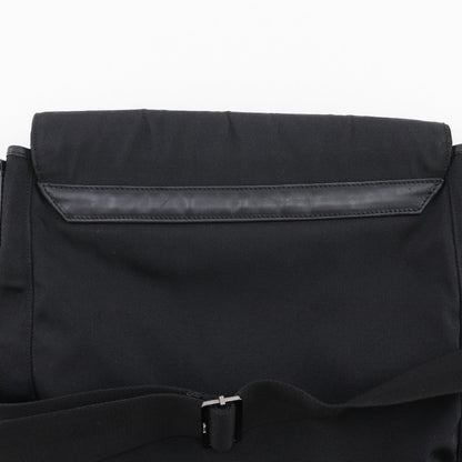 Gucci Shoulder Bag 141194 Nylon Canvas Black Unisex(Unisex)