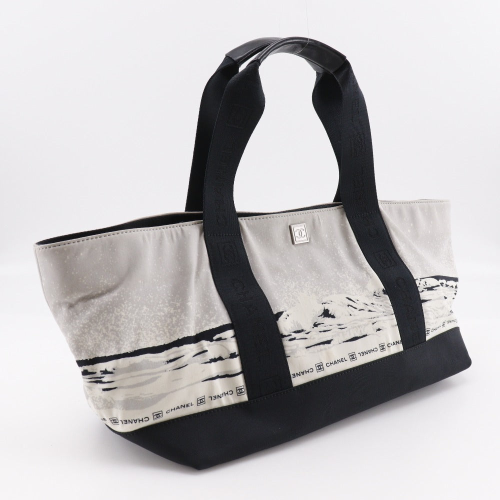 Chanel Handbag Nylon Black Sports Line High Summer Women