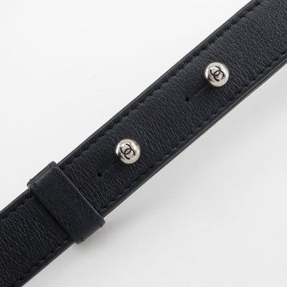 Chanel Shoulder Bag Velour, Leather Black Matelasse Stitch Chainshoulder Boy Chanel 25 Women